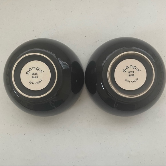 Sango - 5” Soup/Ice Cream bowls - Nova Blue - Set of 2 - Picture 4 of 7